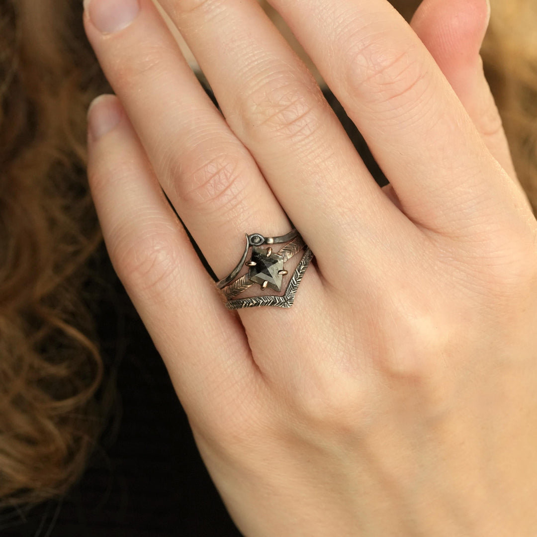 Galaxy Diamond Wave Ring