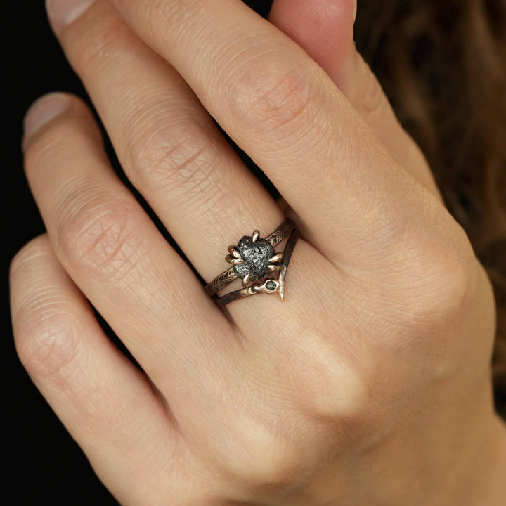 Galaxy Diamond Wave Ring