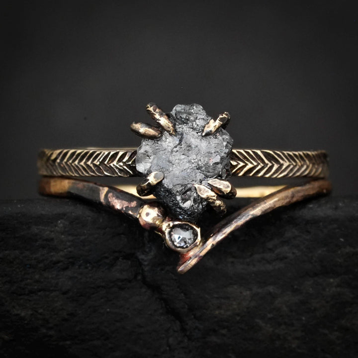 Galaxy Diamond Wave Ring