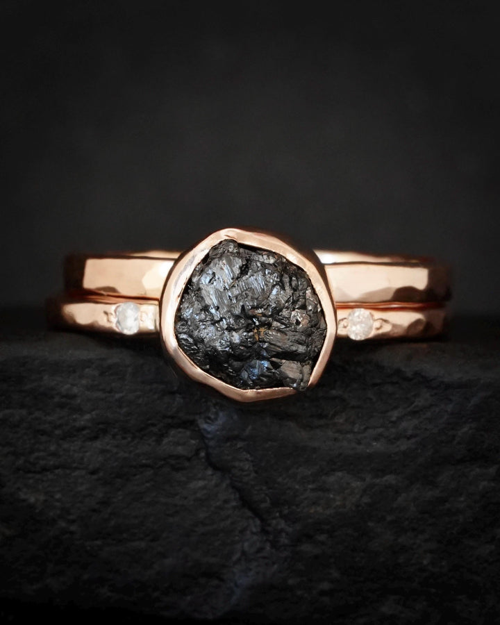 2mm Hammered Wedding Band Ring