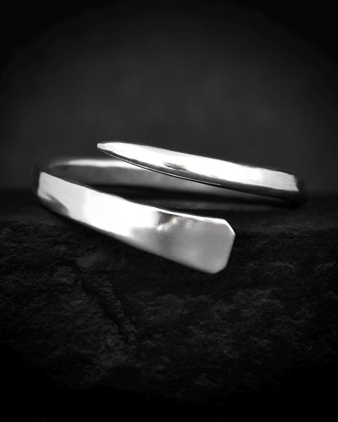 Adjustable Horseshoe Nail Ring