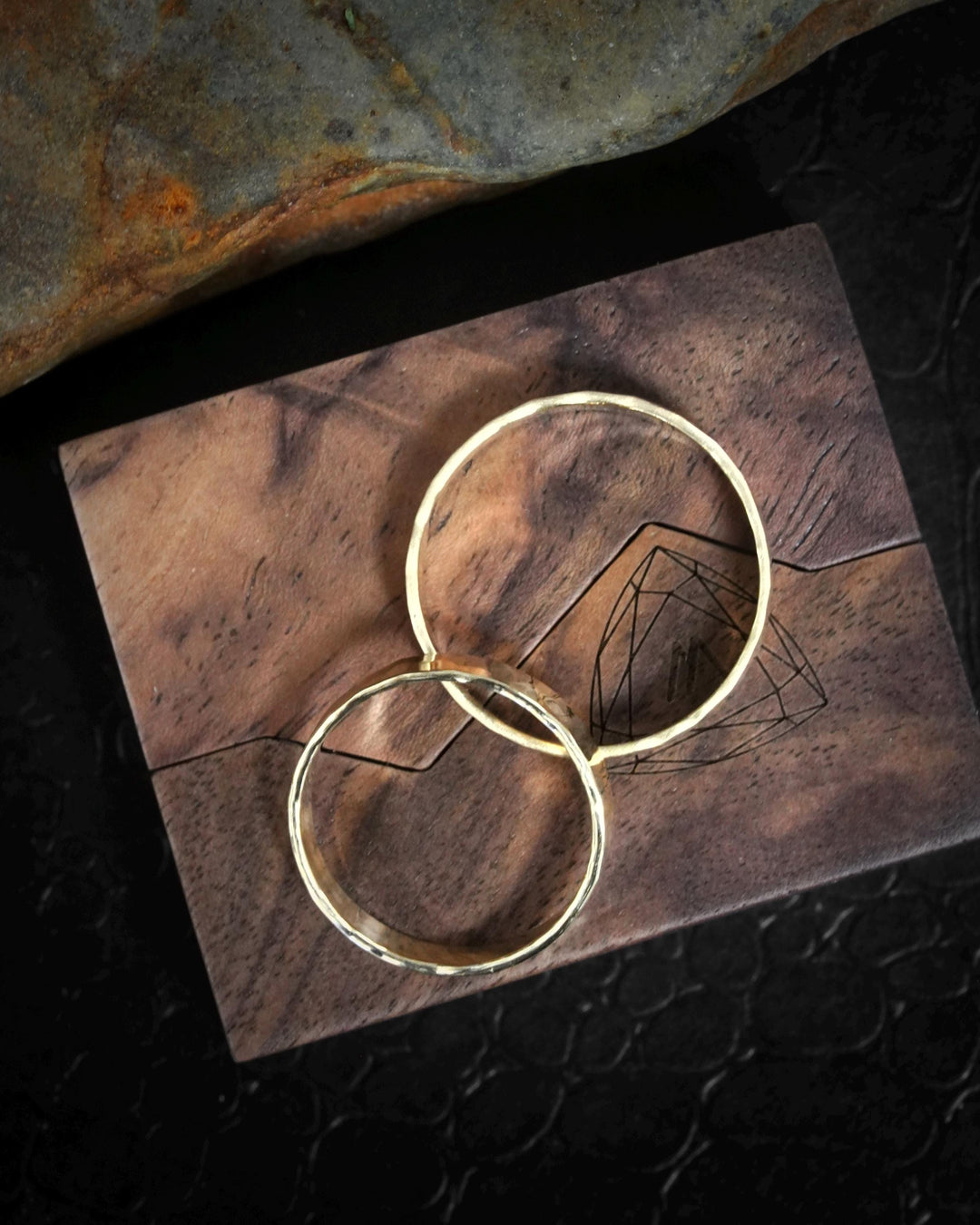 Patterned Wedding Band Ring