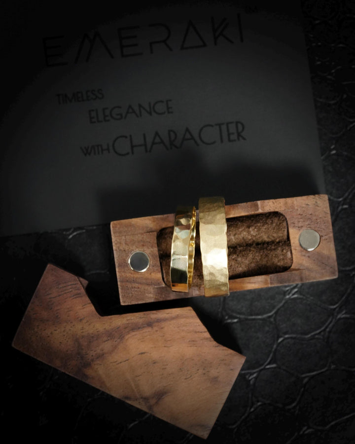 3mm Hammered Band Ring