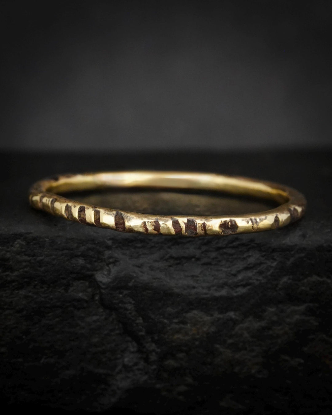 1.3mm Skinny Striped Stacking Band