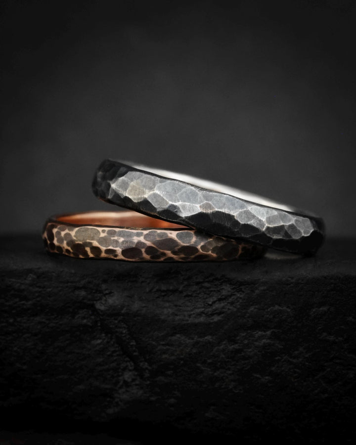 4.5mm Hammered Band Ring