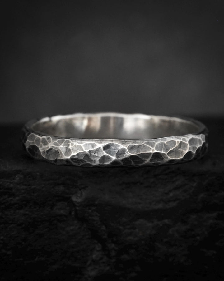 3mm Simple Hammered Band