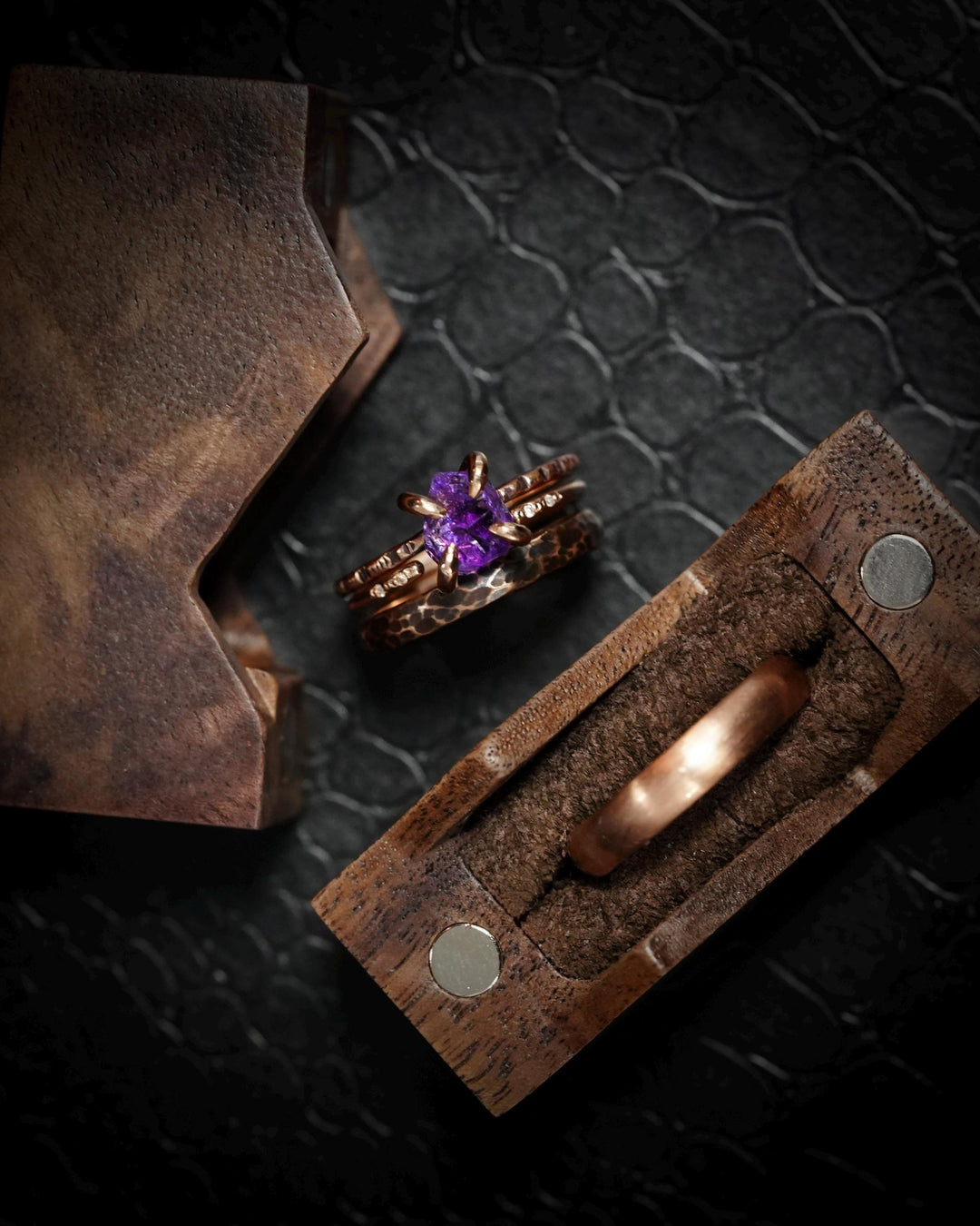 3mm Simple Hammered Band