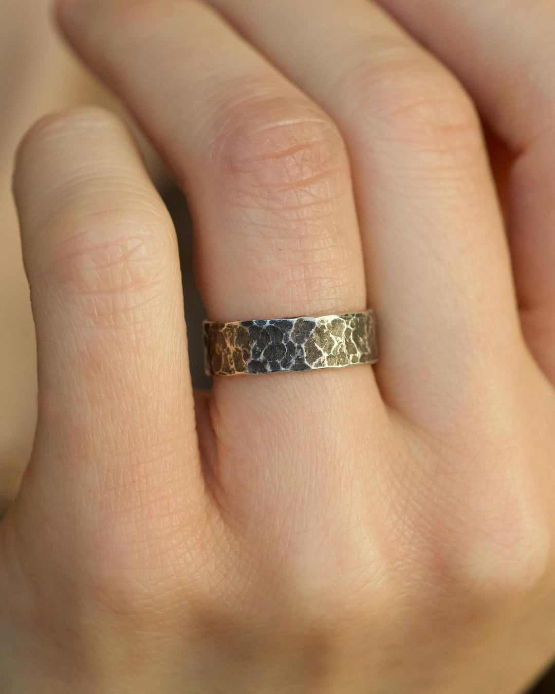 Hammered Band Ring