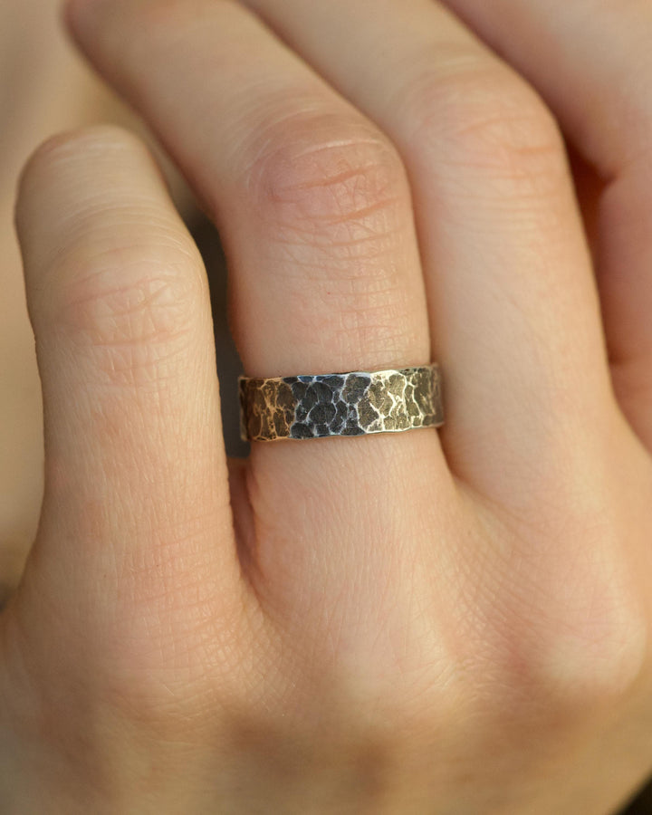 Hammered Band Ring