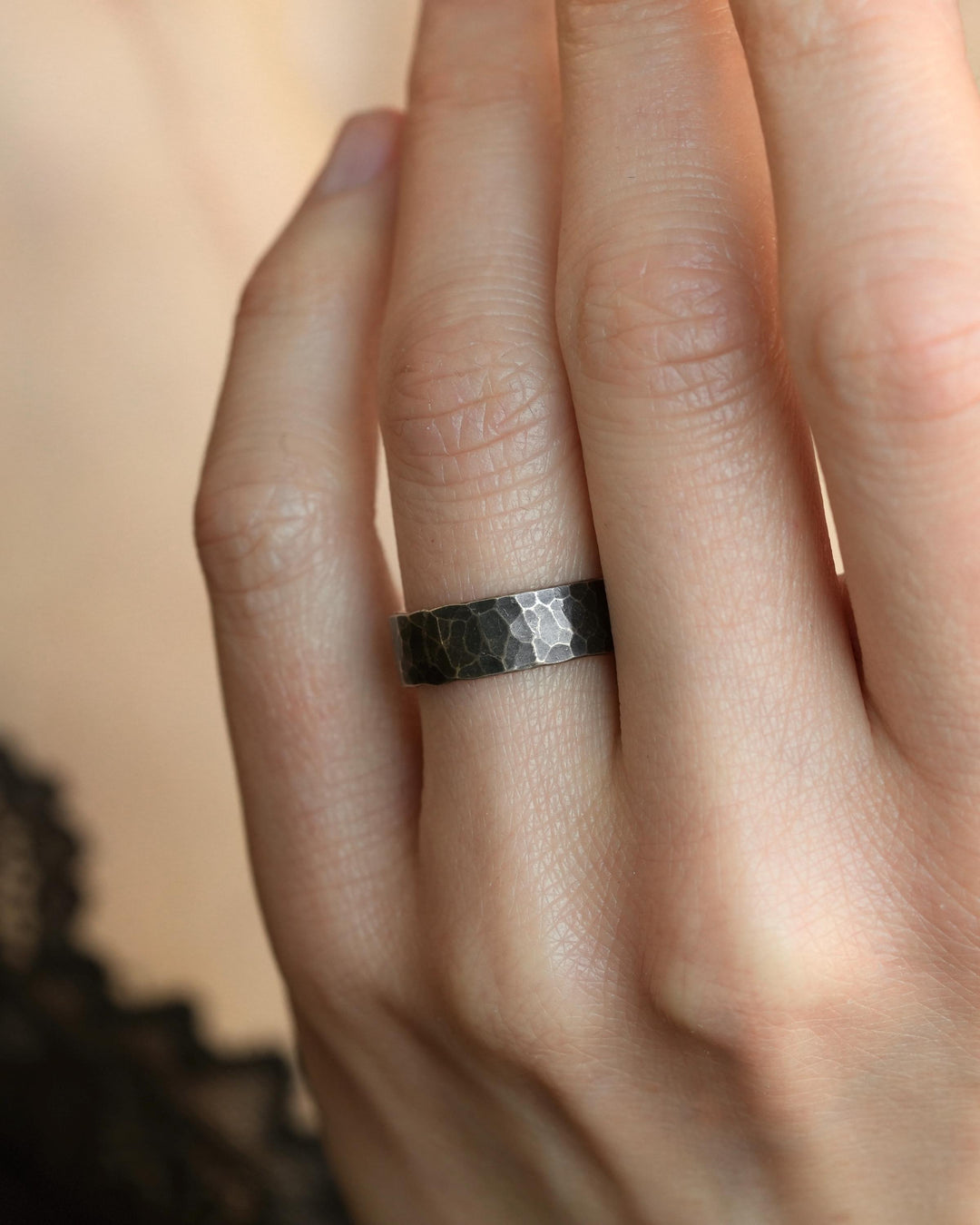 Hammered Band Ring