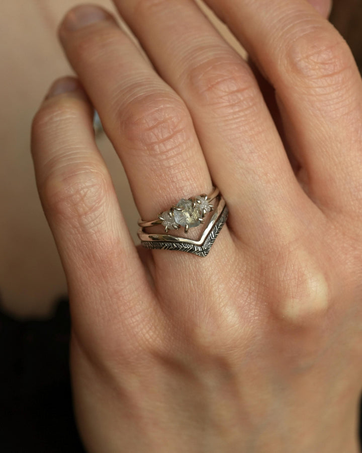 Hammered Wave Ring