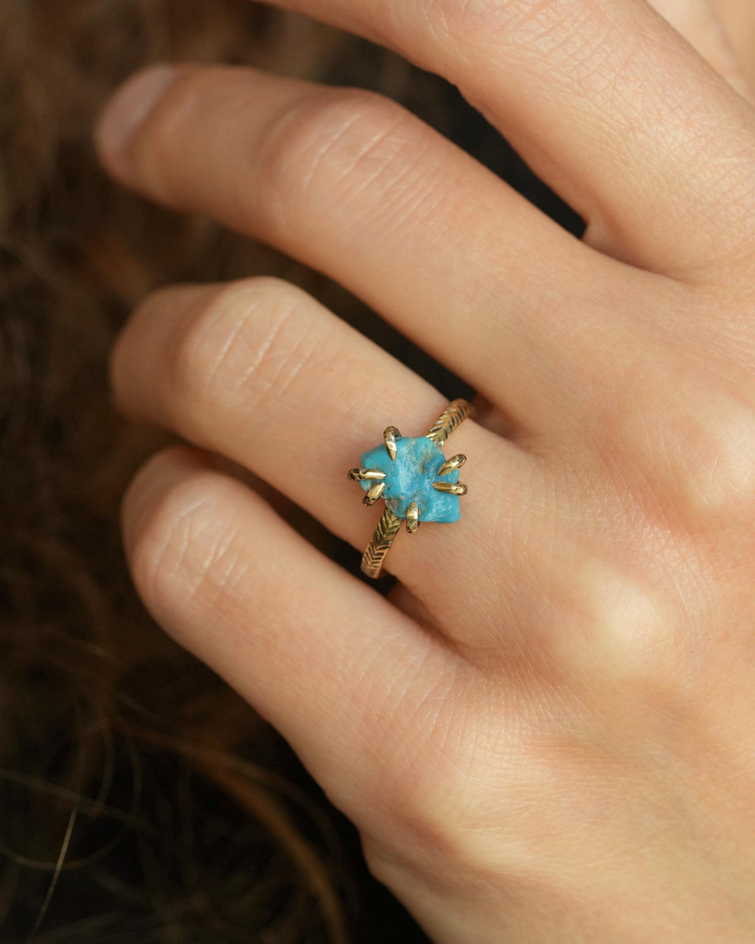 Sleeping Beauty Turquoise Ring
