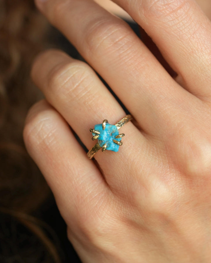 Sleeping Beauty Turquoise Ring