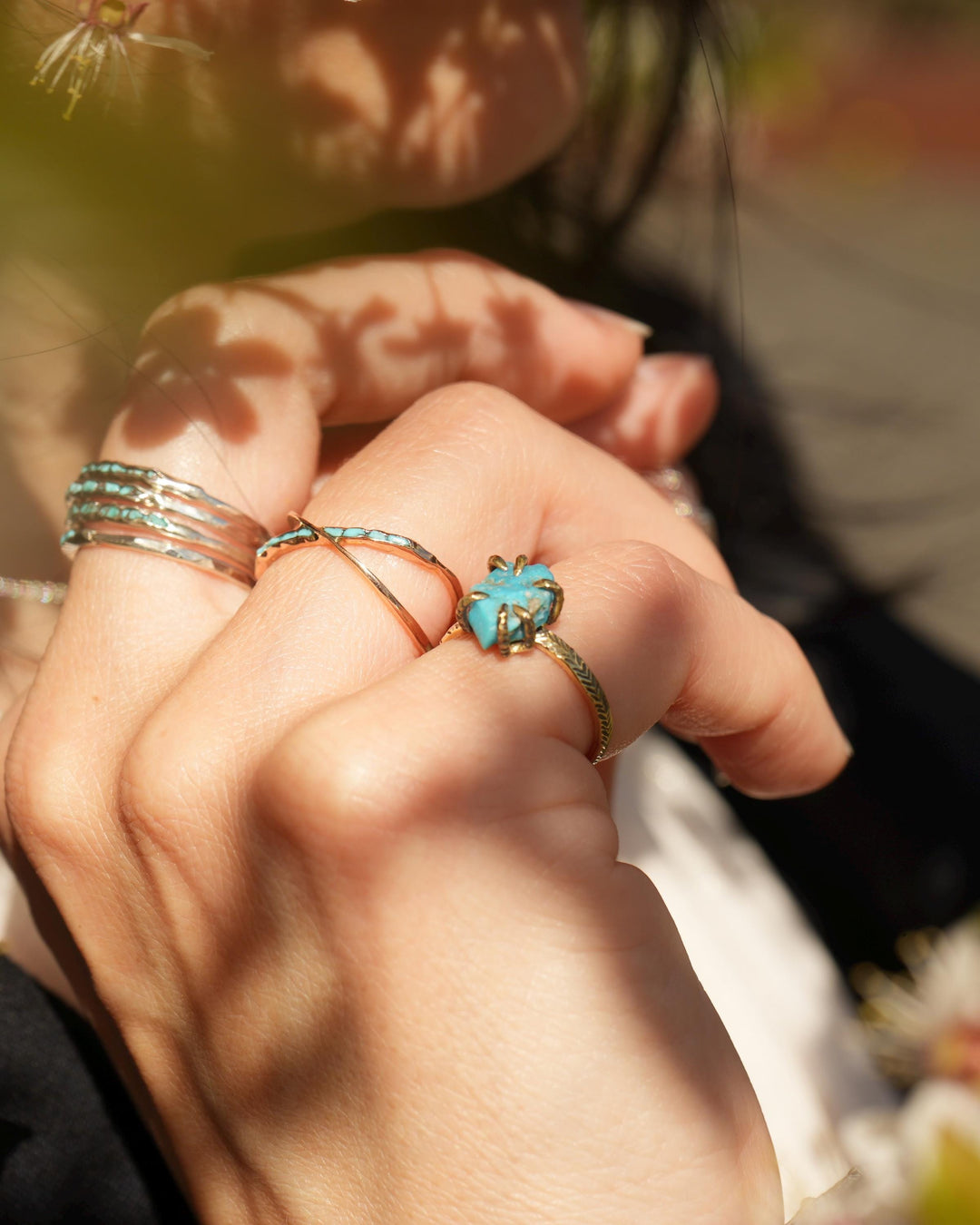 Sleeping Beauty Turquoise Ring
