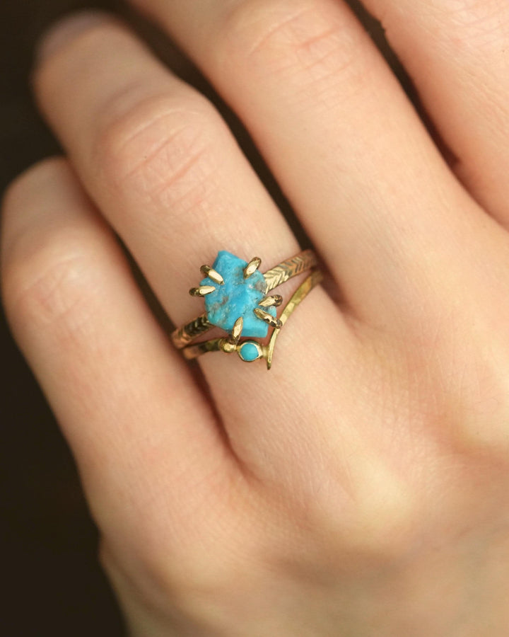 Turquoise Ring Set