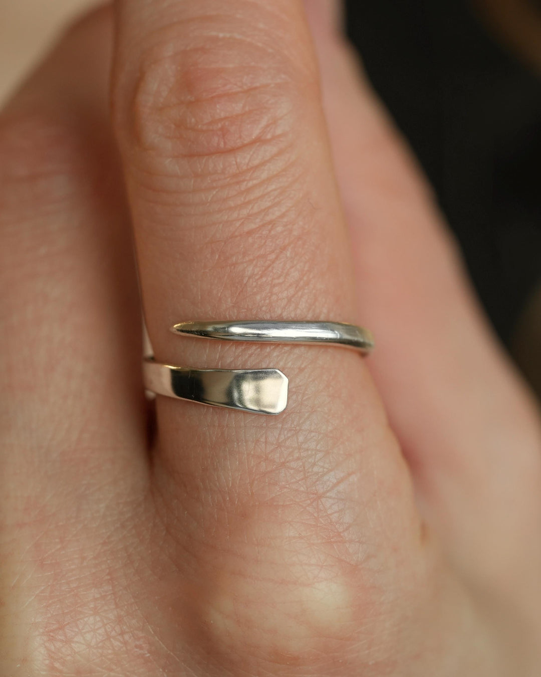 Adjustable Horseshoe Nail Ring