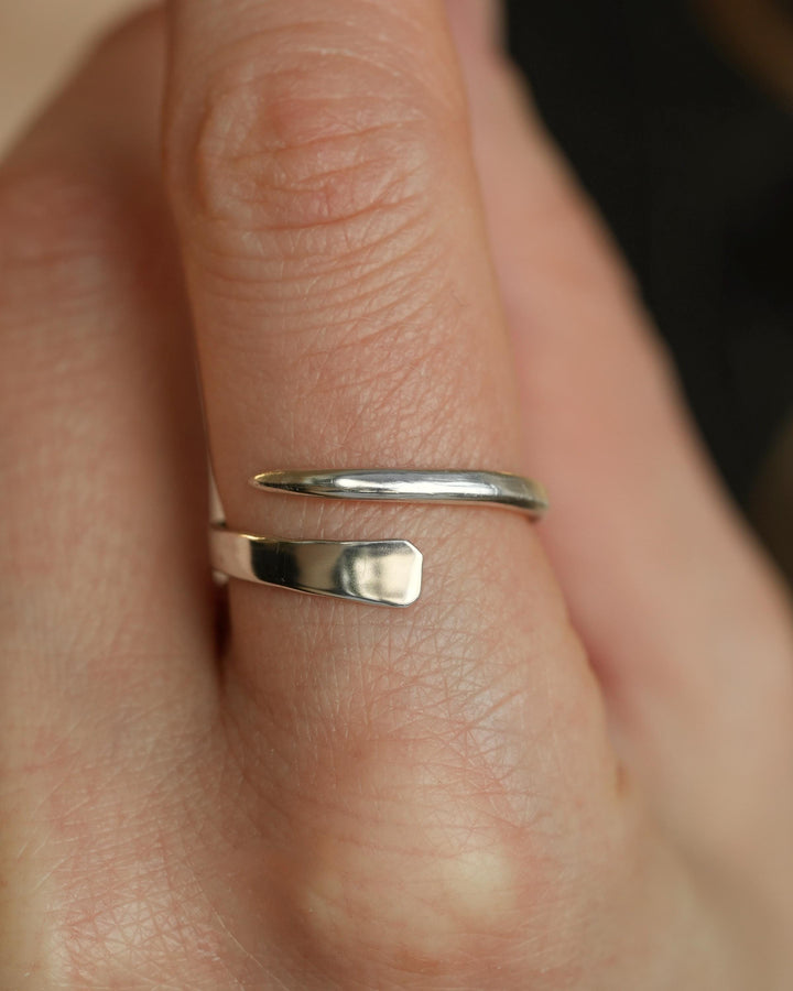 Adjustable Horseshoe Nail Ring