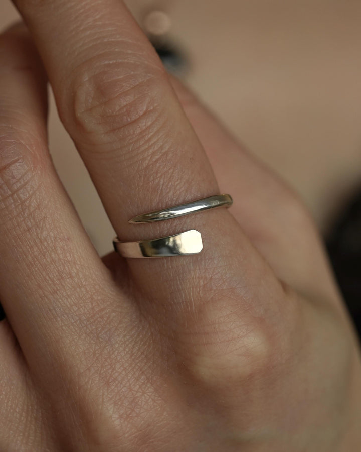 Adjustable Horseshoe Nail Ring
