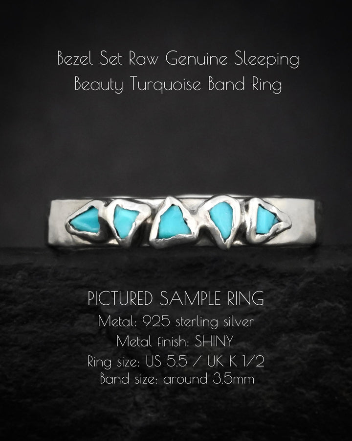Sleeping Beauty Turquoise Band Ring