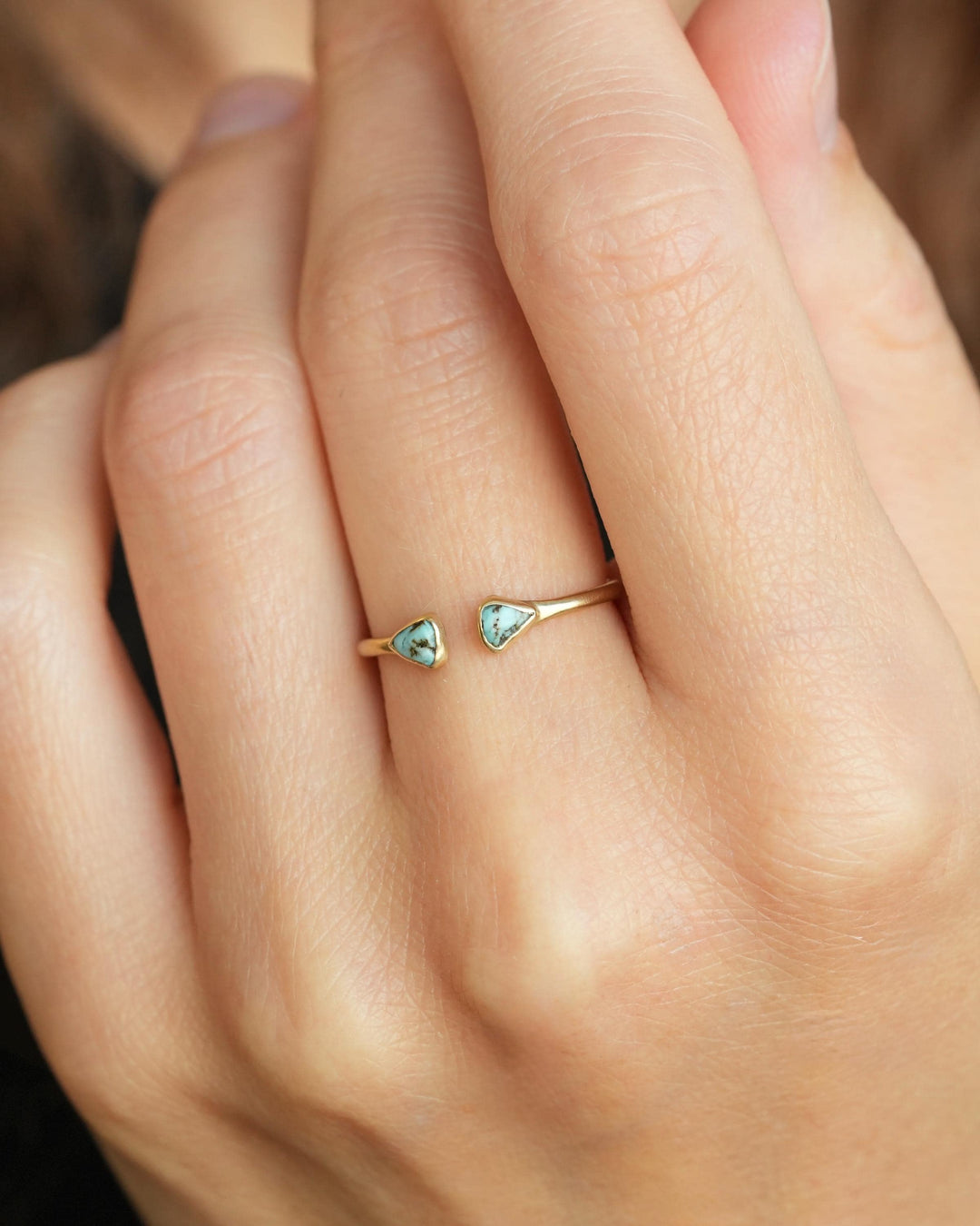 Adjustable Turquoise Ring