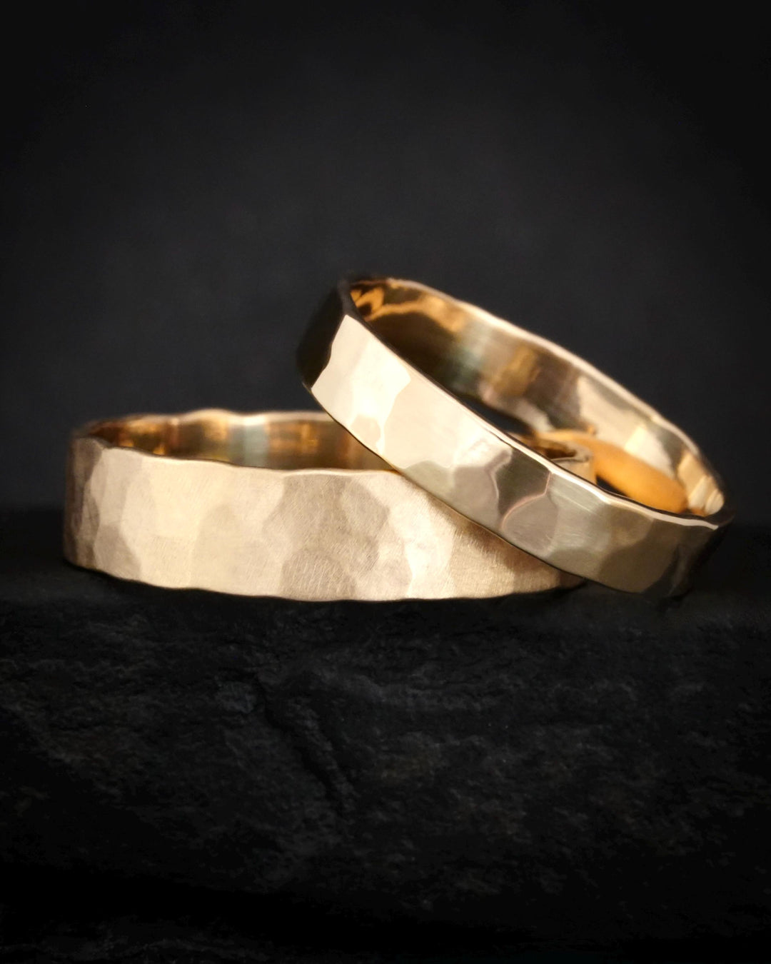 3mm Hammered Band Ring