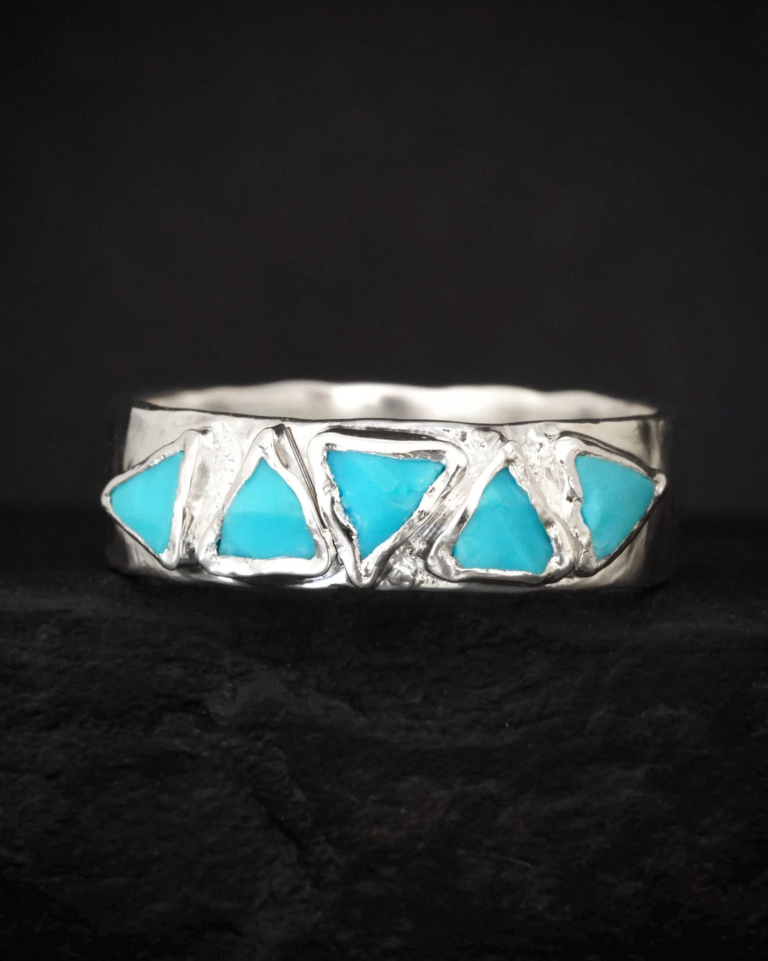 Sleeping Beauty Turquoise Band Ring