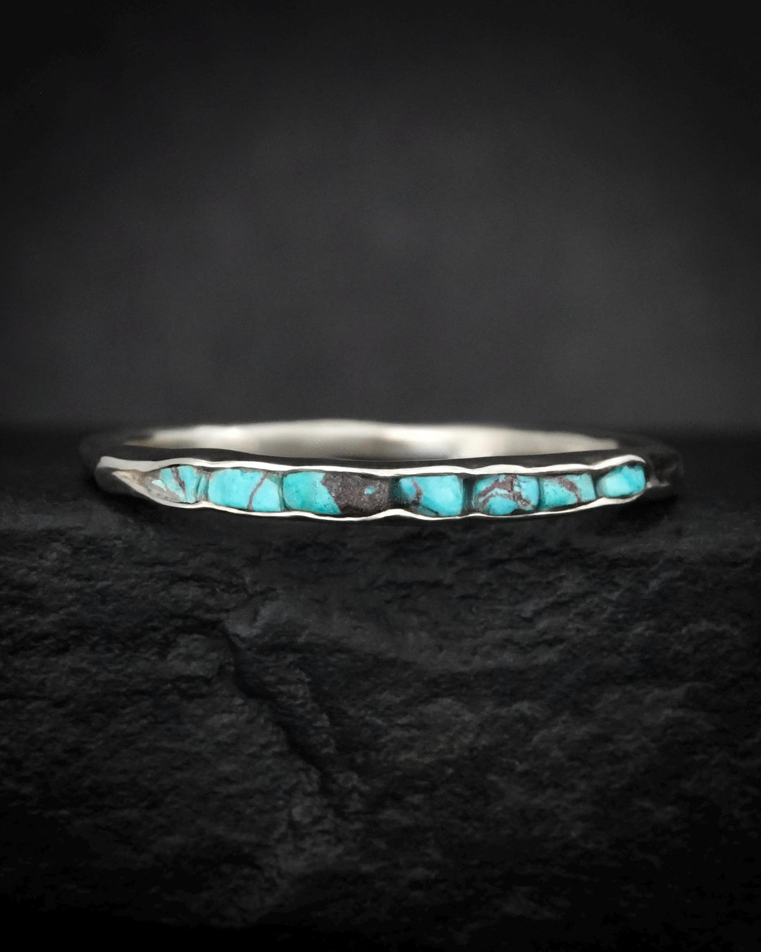 Skinny Raw Turquoise Band
