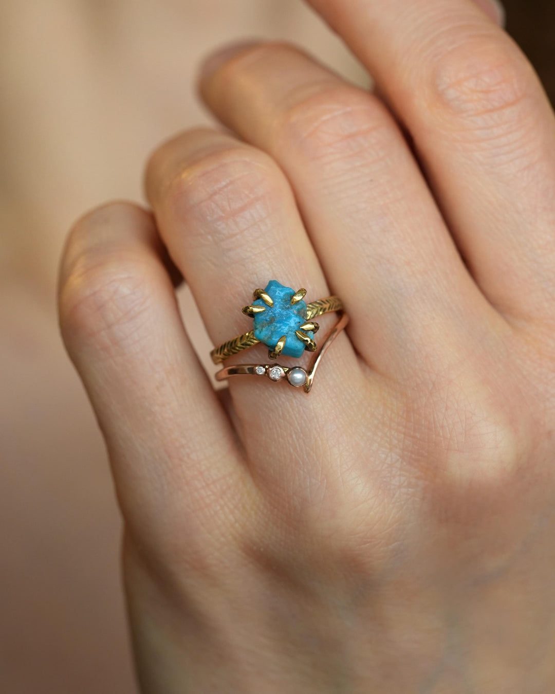 Sleeping Beauty Turquoise Ring
