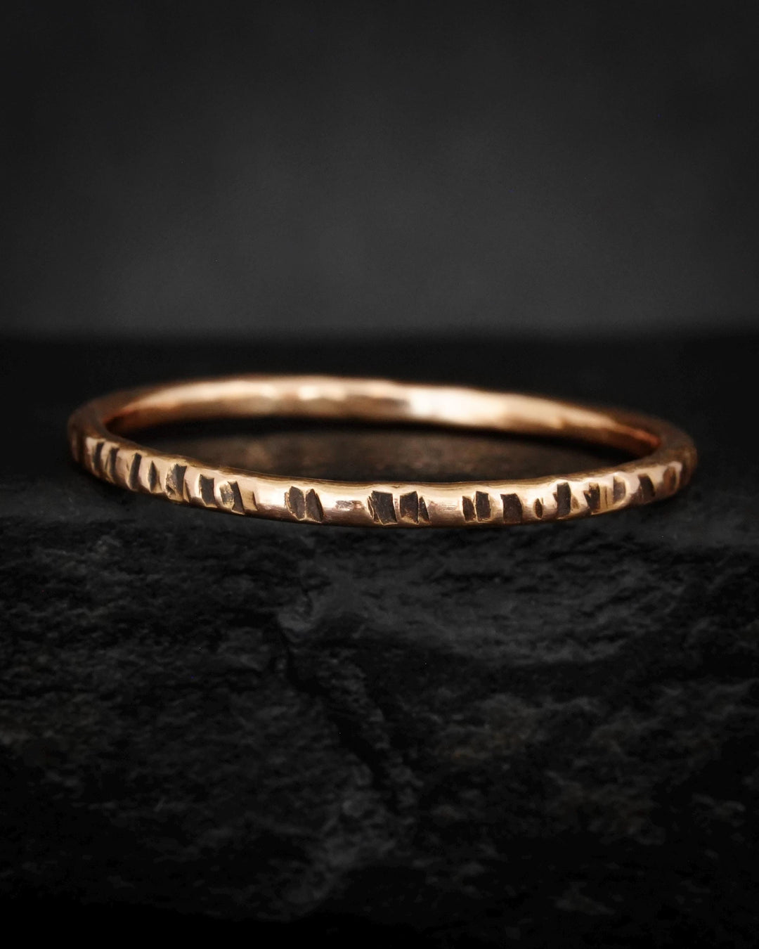 1.3mm Skinny Striped Stacking Band