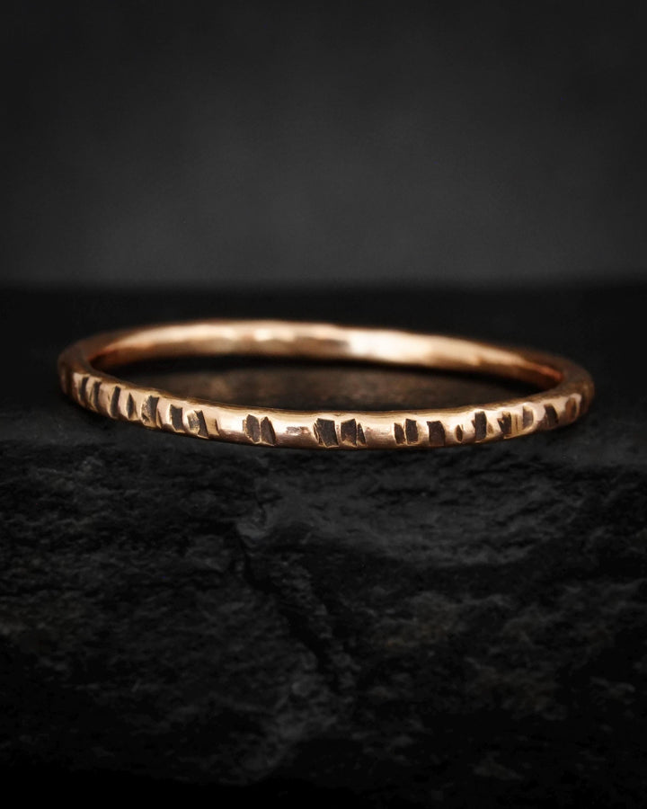 1.3mm Skinny Striped Stacking Band