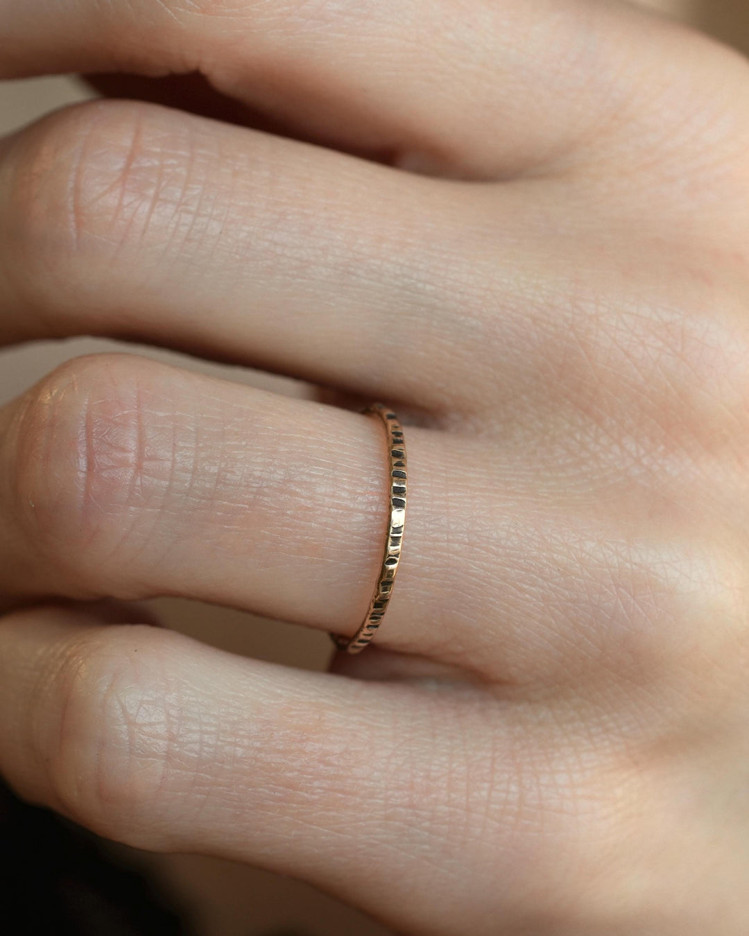 1.3mm Skinny Striped Stacking Band