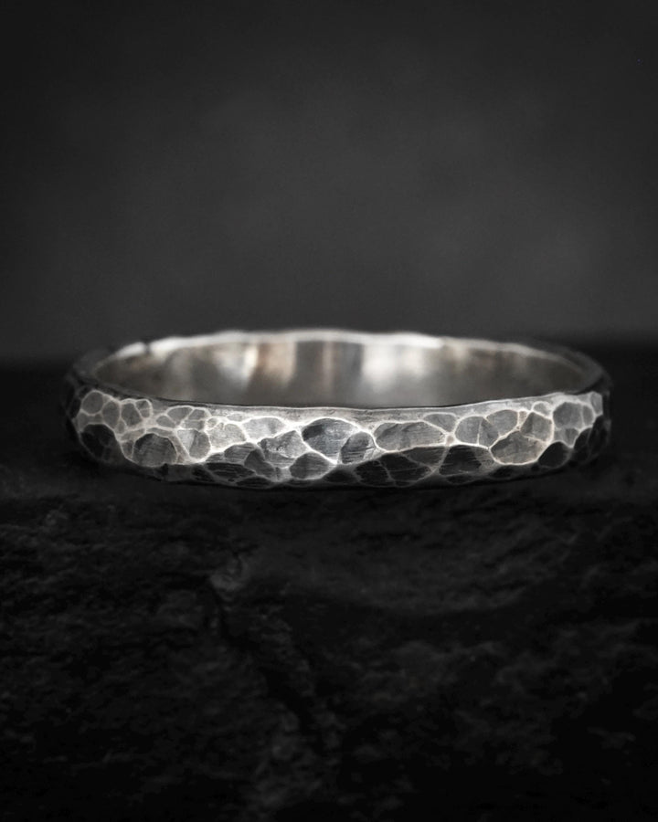 4.5mm Hammered Band Ring