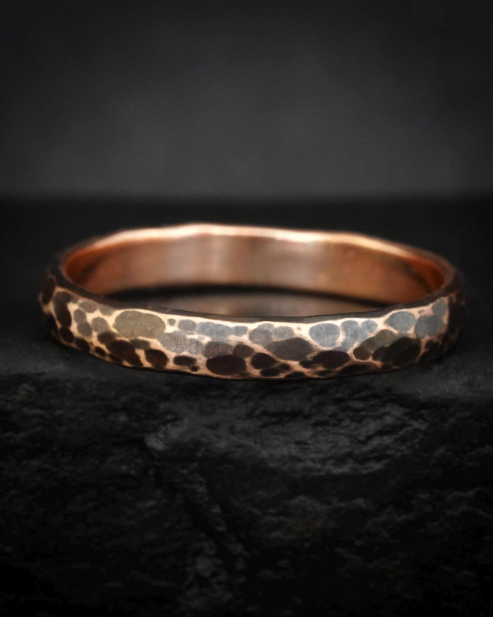 4.5mm Hammered Band Ring