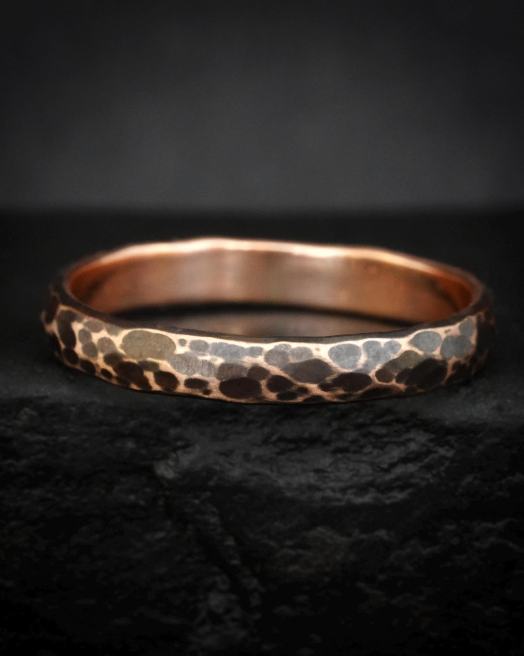 4.5mm Hammered Band Ring