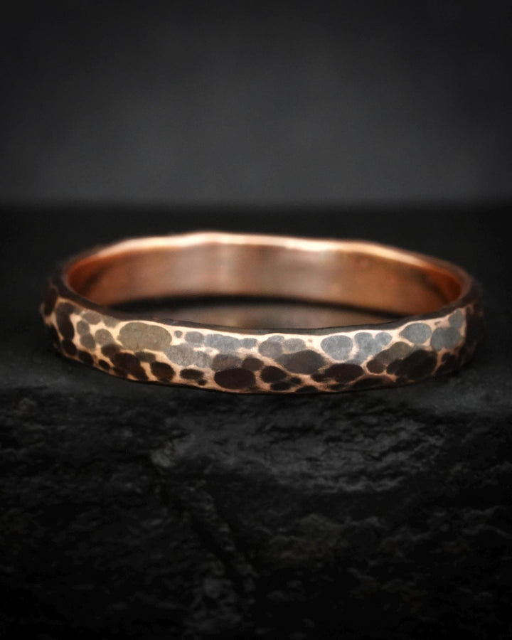 4.5mm Hammered Band Ring