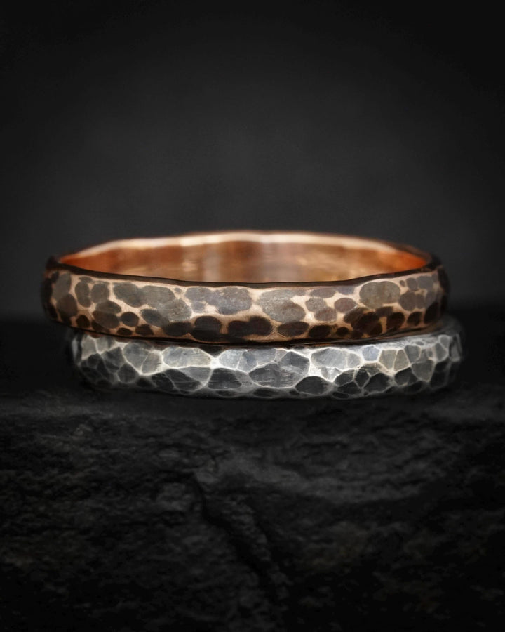 3mm Simple Hammered Band