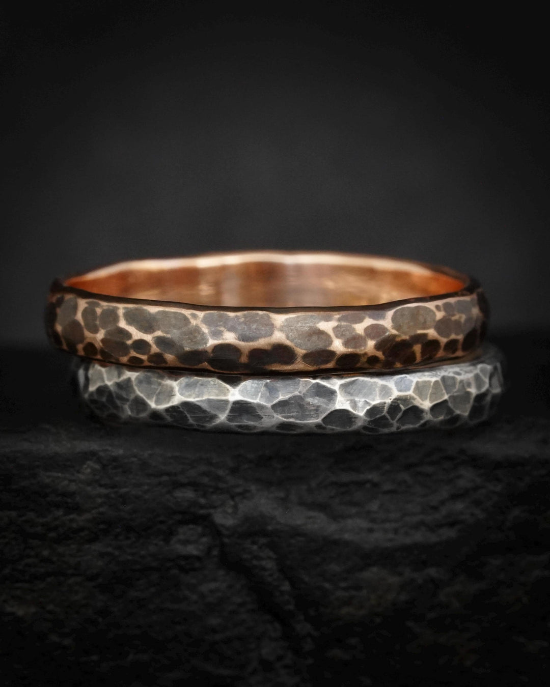 2.8mm Simple Hammered Band
