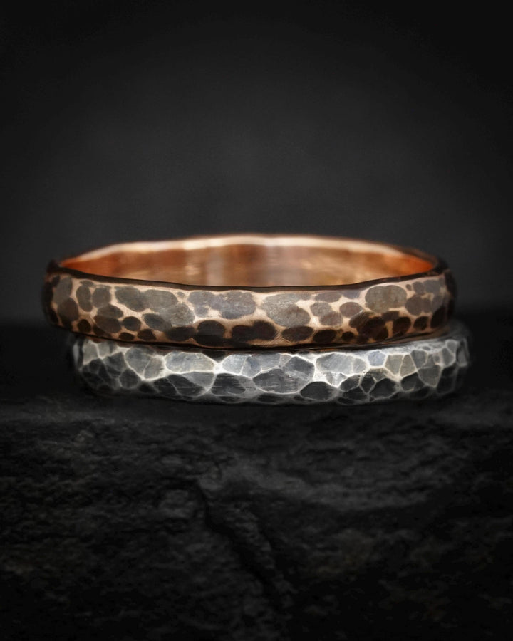 2.8mm Simple Hammered Band