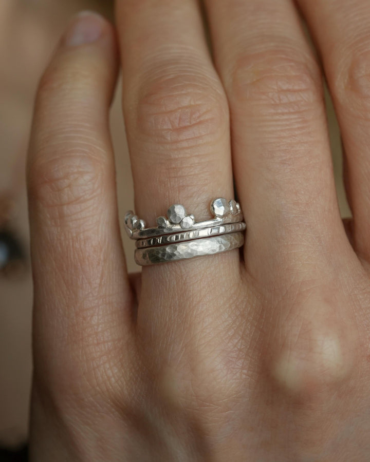 3mm Simple Hammered Band