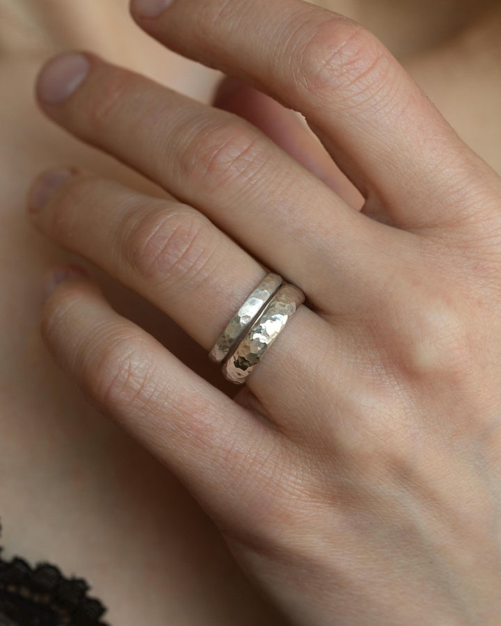 3mm Simple Hammered Band