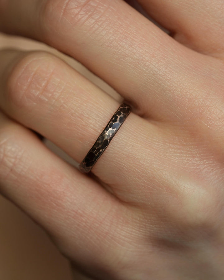 3mm Simple Hammered Band