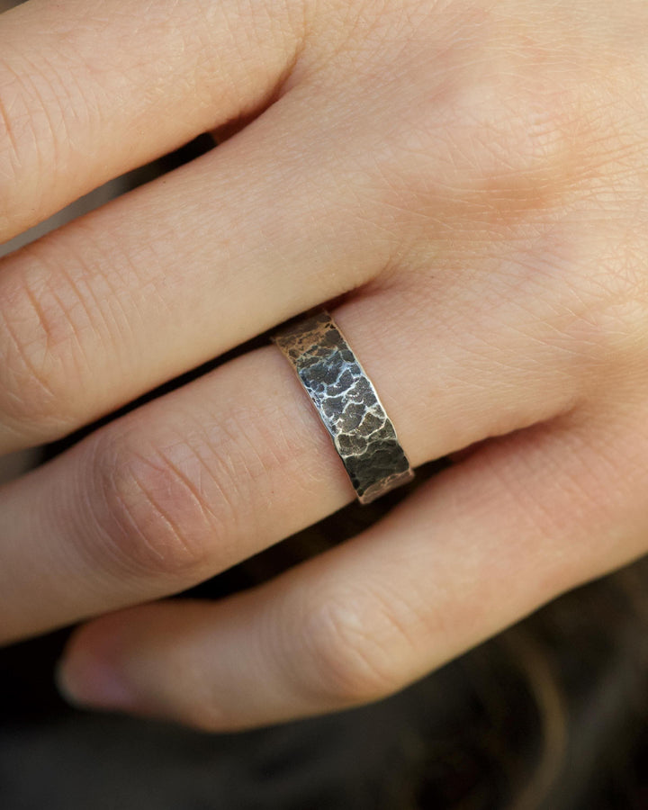 Hammered Band Ring