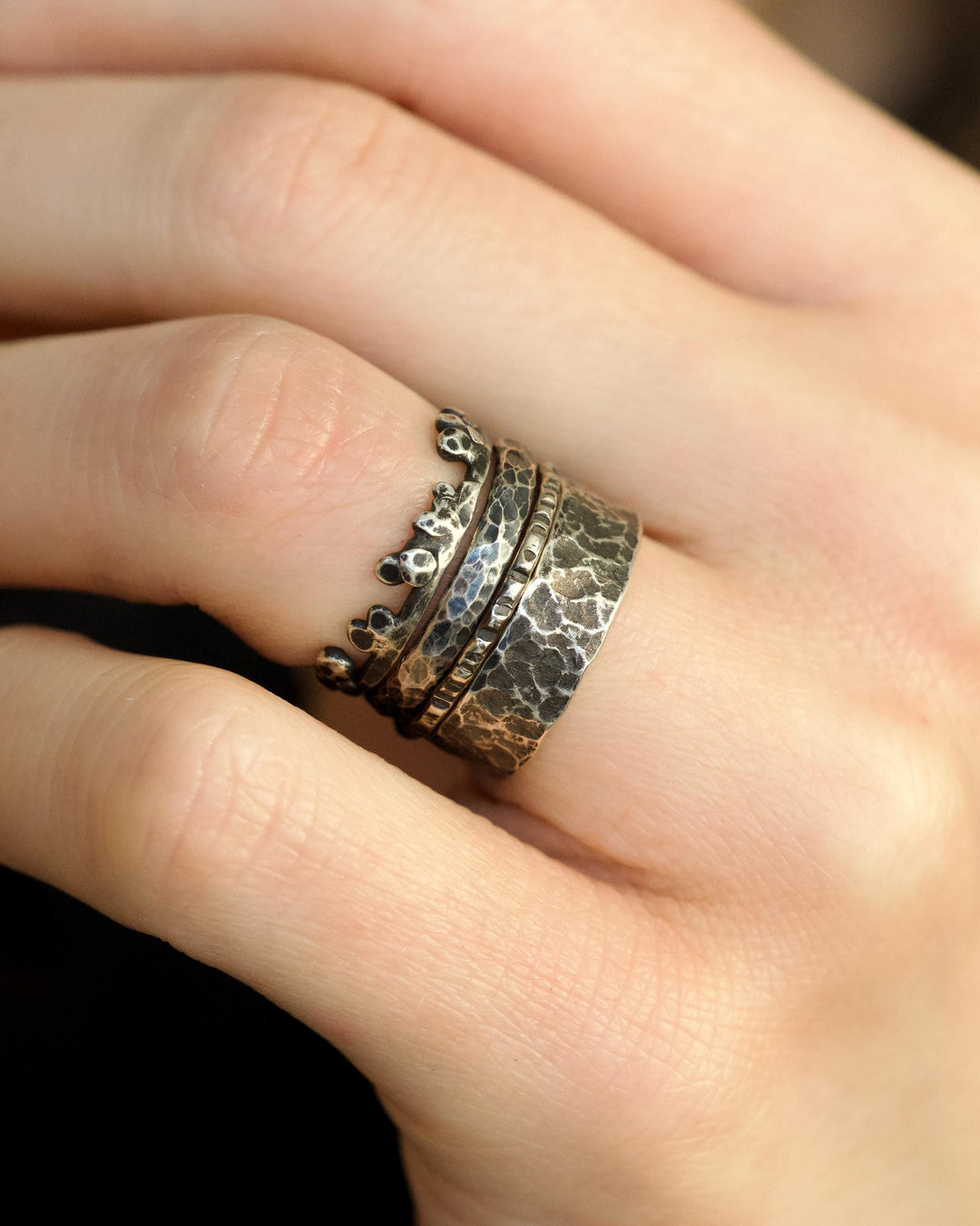 Hammered Band Ring