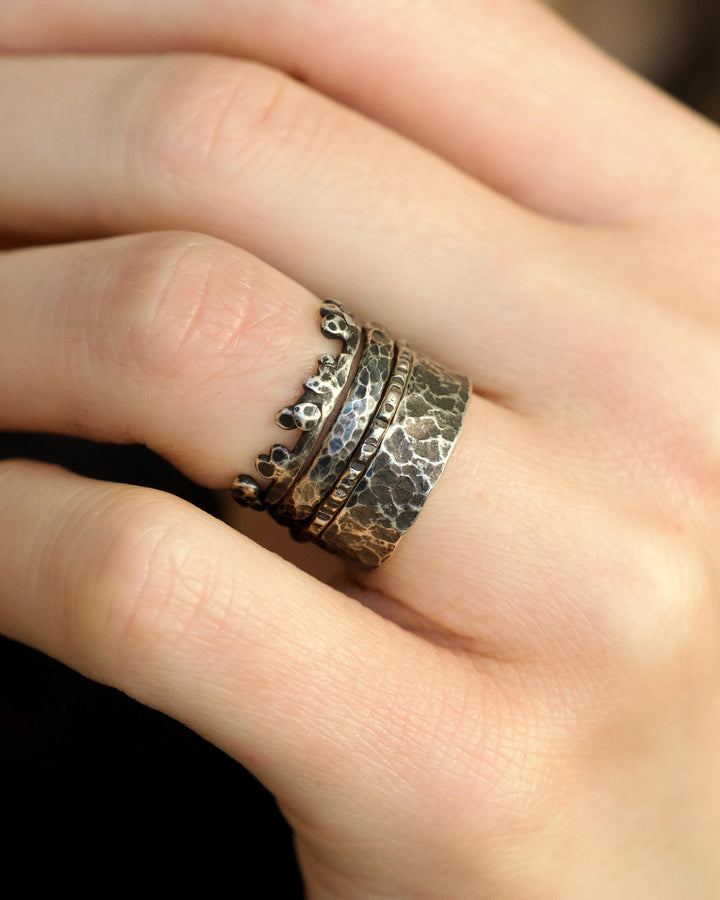 Hammered Band Ring