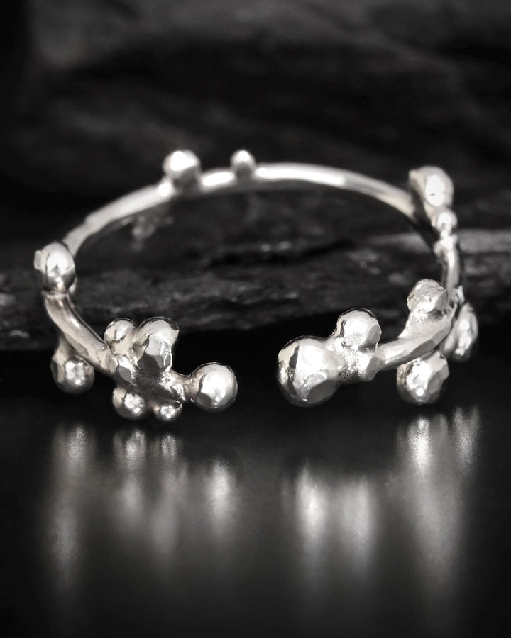 Adjustable Textured Bubble Ring