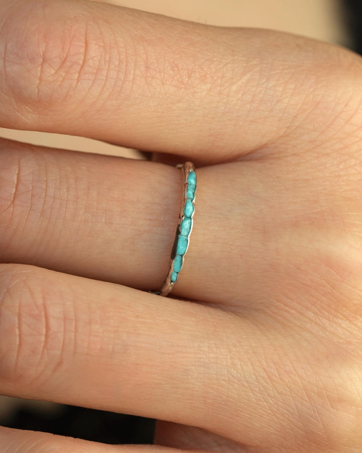 Sleeping Beauty Turquoise Band Ring
