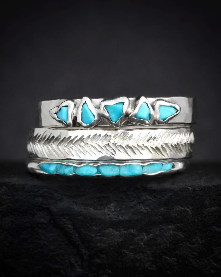 Sleeping Beauty Turquoise Band Ring. Slim Rustic Raw Sky Blue Turquoise Stackable Everyday Wedding Band Ring