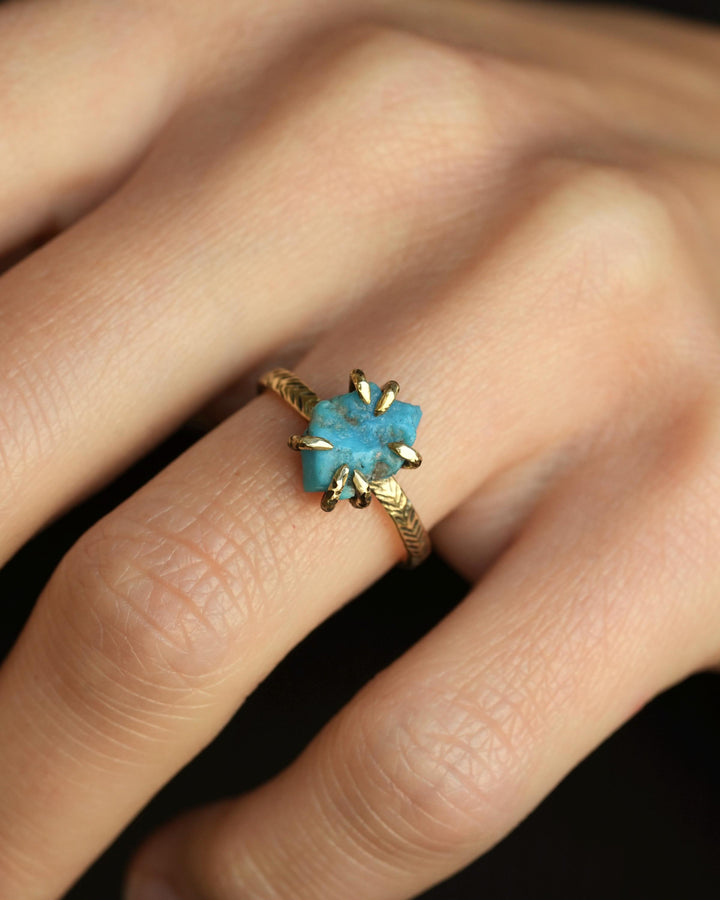 Sleeping Beauty Turquoise Ring