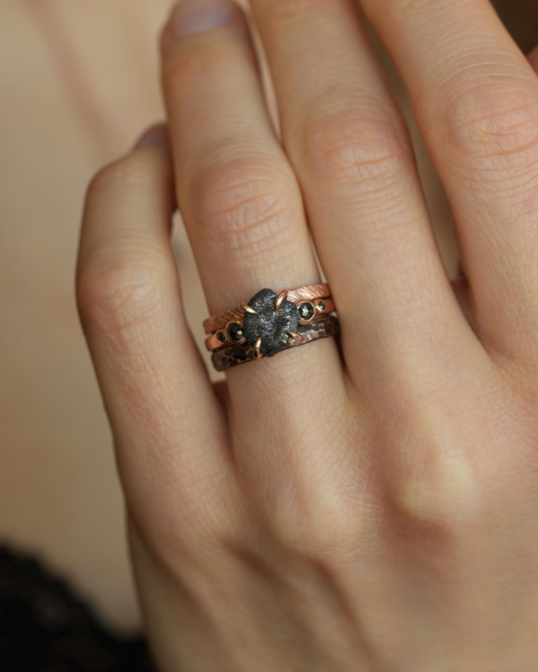 Black Diamond Ring