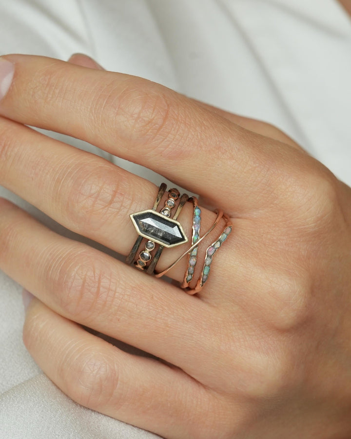 Galaxy Diamond Eternity Band Ring